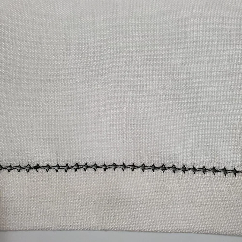Williams-Sonoma Set of 3 Linen Napkins White 20x20 Russia